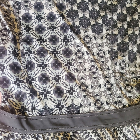 Athleta Black White  Halter Mini Dress 12P - Picture 5 of 8